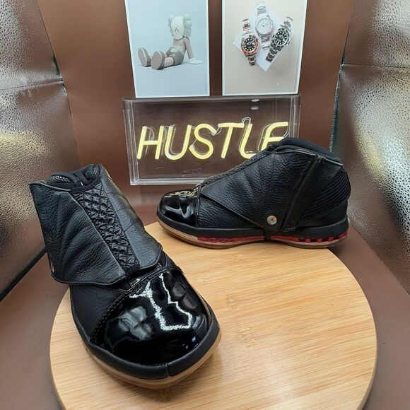 Nike Air Jordan 16 XVI Retro Countdown Pack CDP Bred (2008) Size 8 - Picture 6 of 11